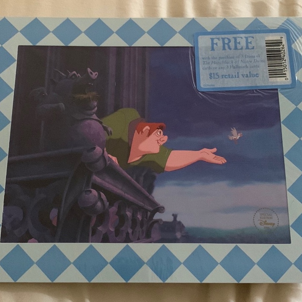 Special Edition 1996 Disneys Hunchback Of Notre Dame Quasimodo Picture NWT